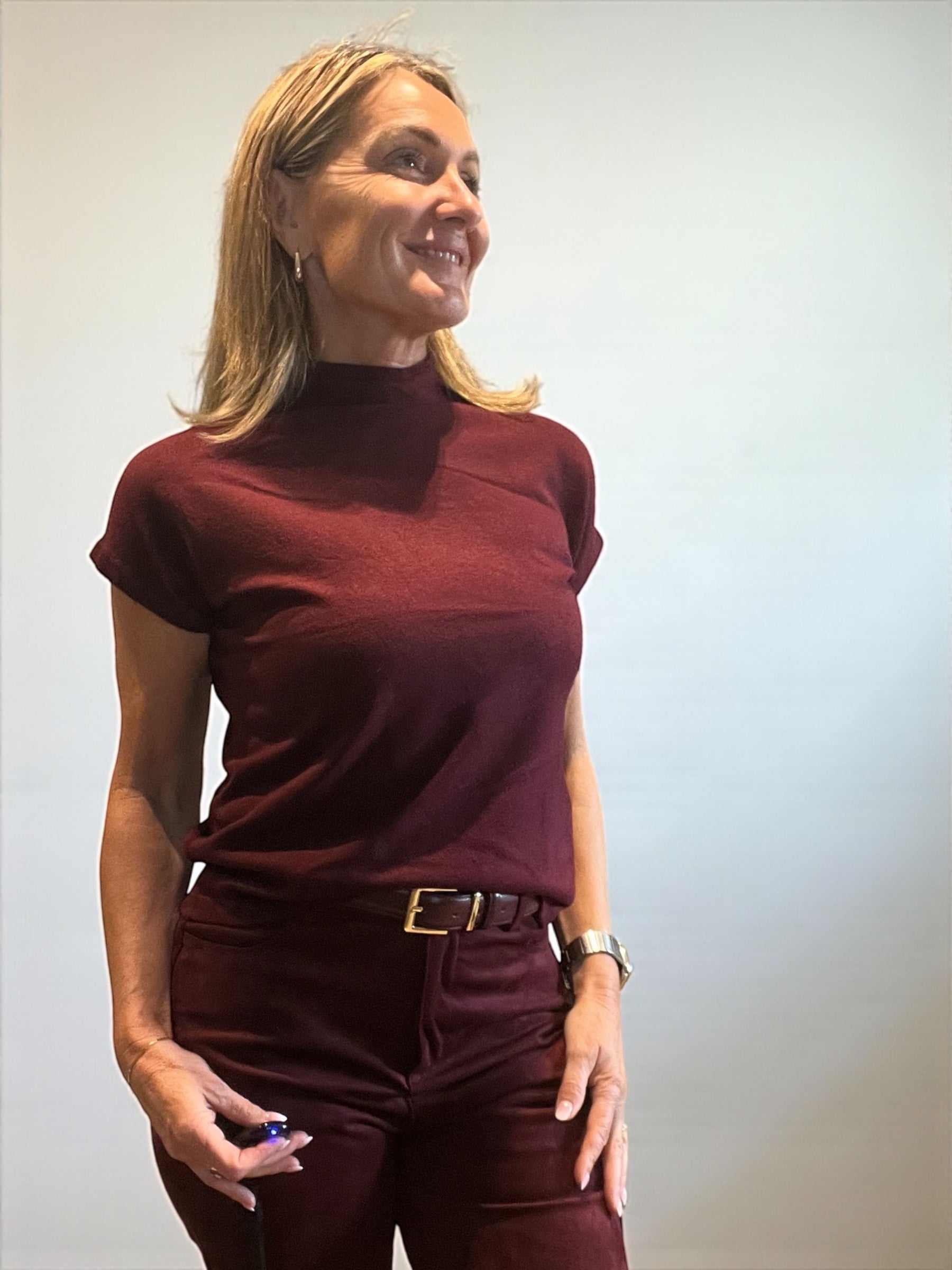 Pull Tina Burgundy 🍷