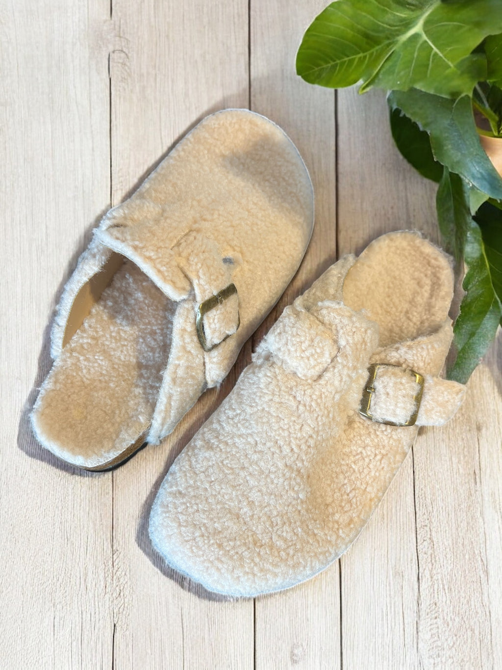 Chaussures Mules Pilou écru