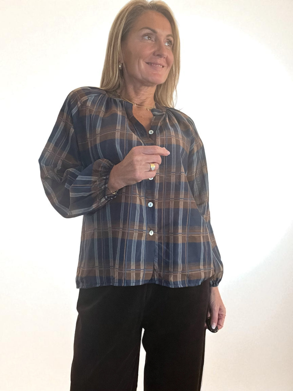 Chemisier Melane Marine💙