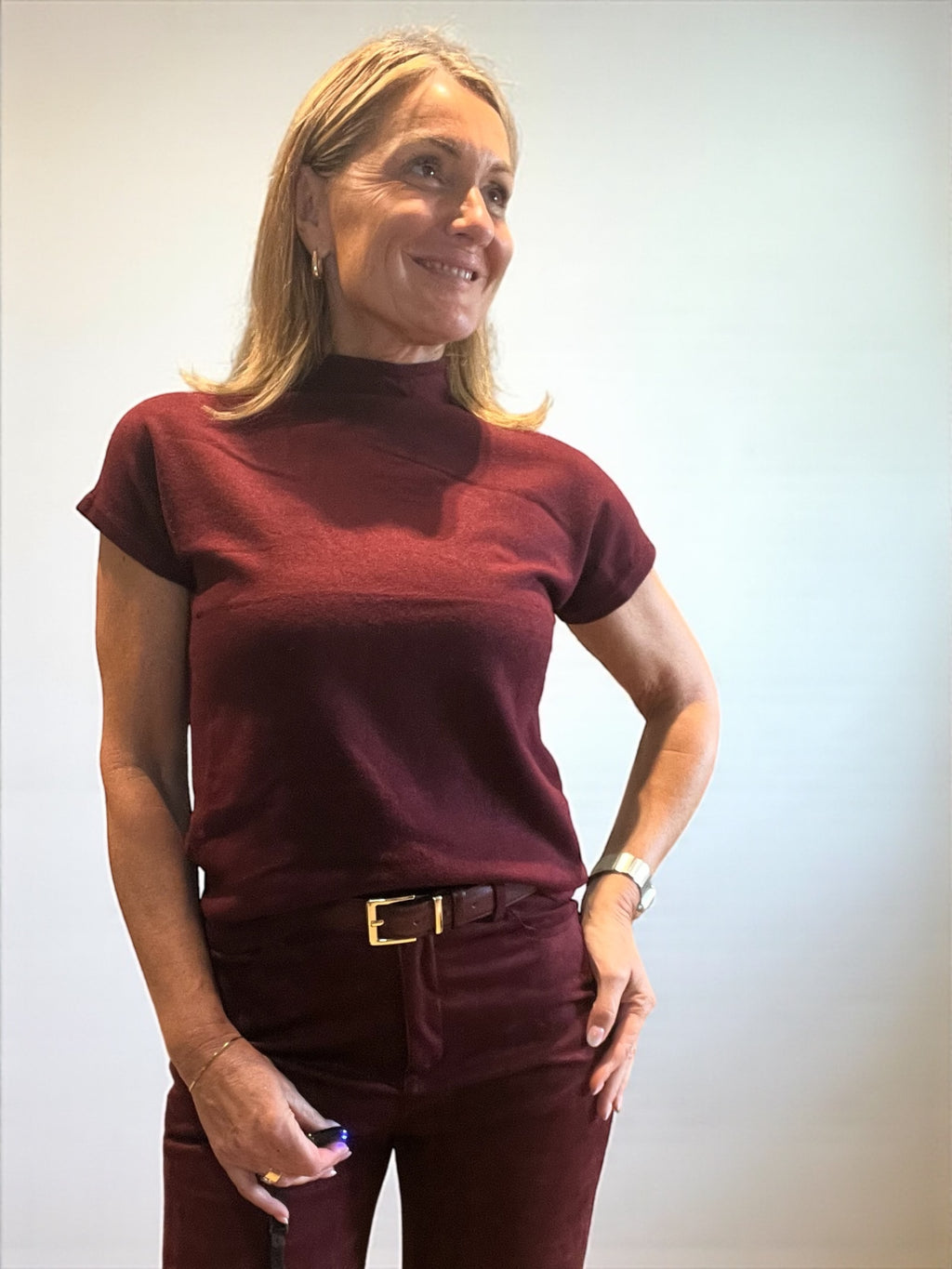 Pull Tina Burgundy 🍷