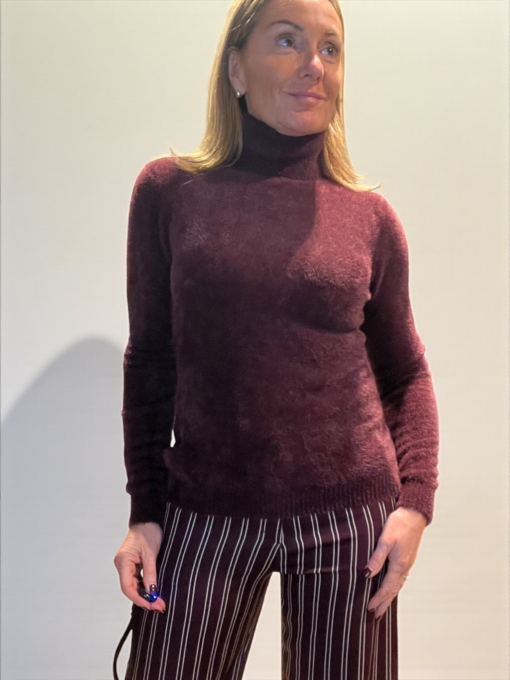 Pull Silandro Burgundy