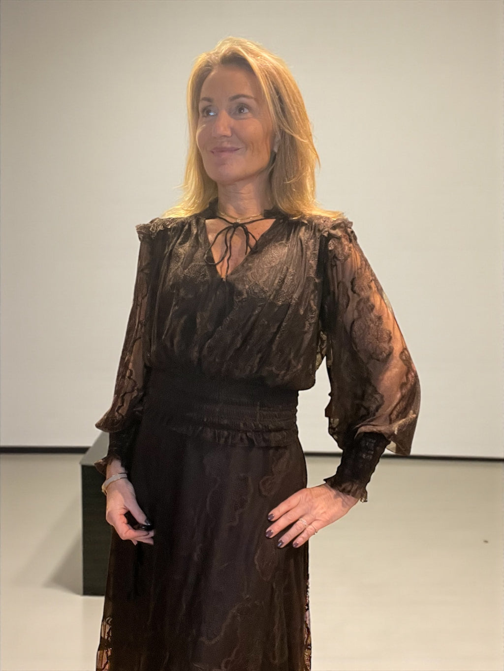 Blouse Astrida Choco