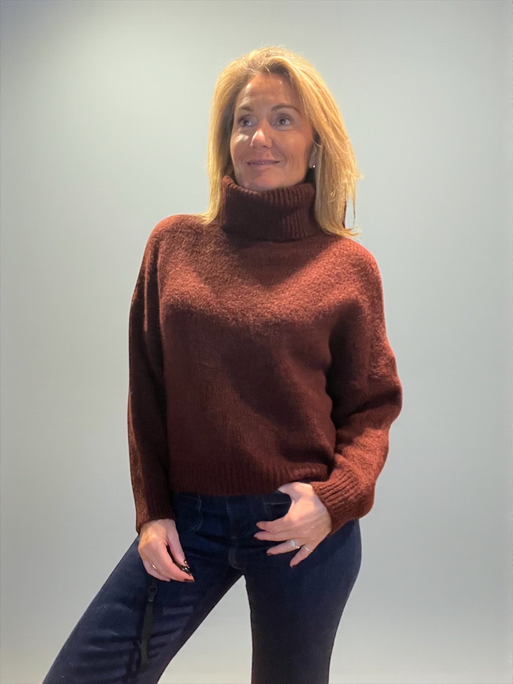 Pull Acacia bordeaux