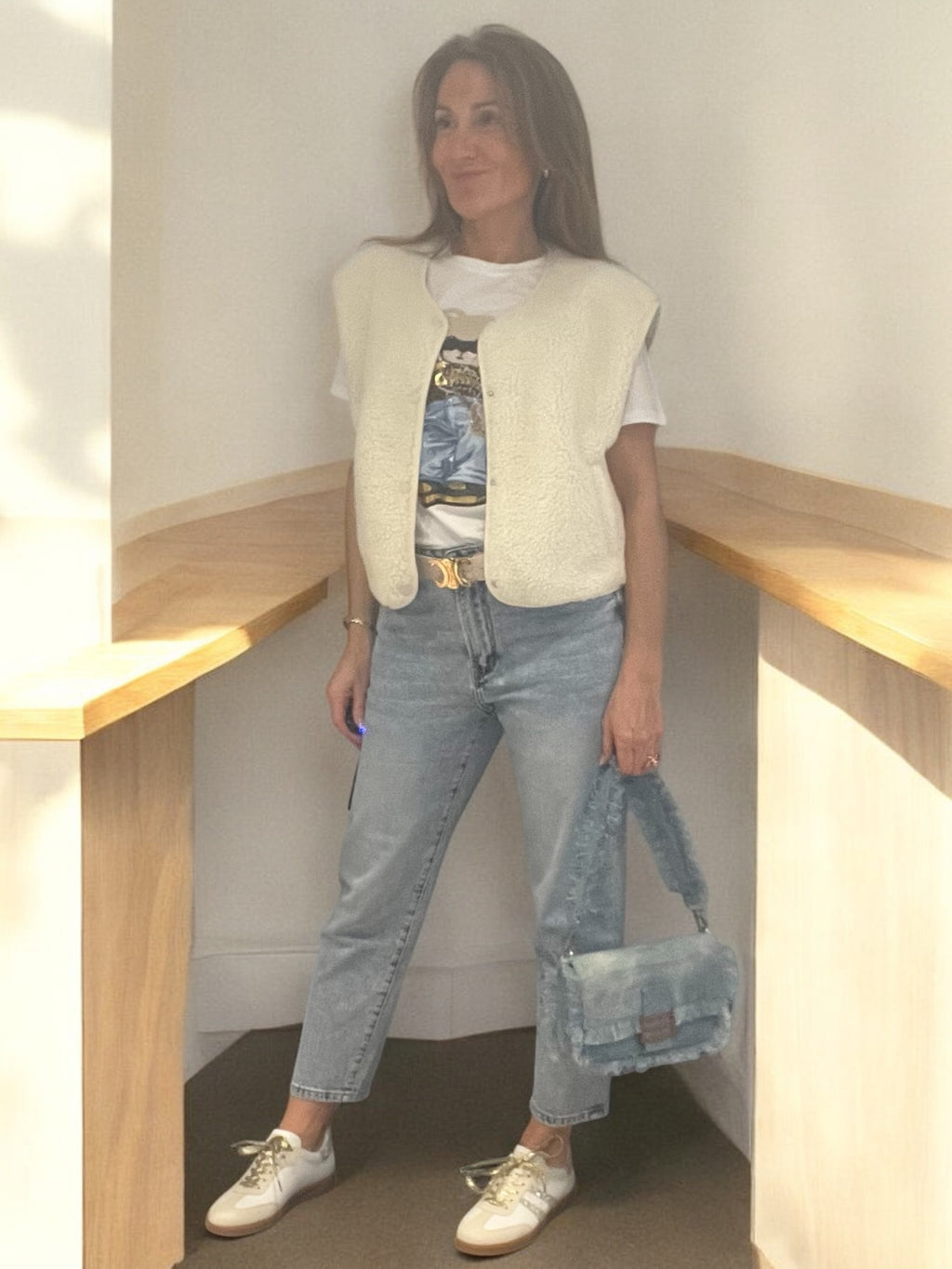 Gilet Rachelle Blanc