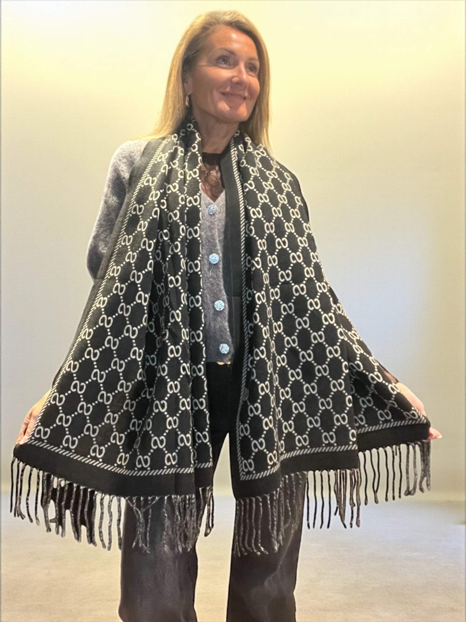 Écharpe Lewis Noire 🖤